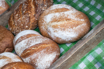 Traditional organic bread