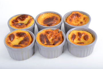 6 Flans bio au caramel fait maison