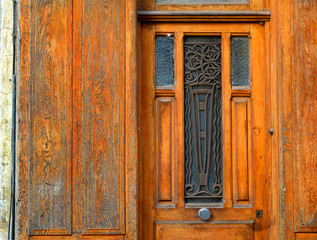 Detail antike Tür, Frankreich