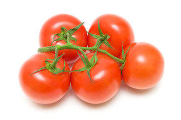 Bunch of tomatoes - top view