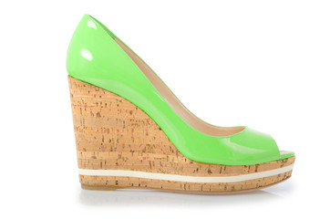 Woman shoes isolated on white