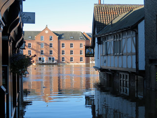 Flooded York City Street