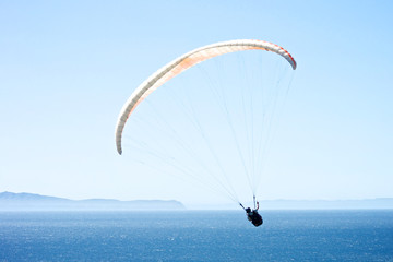 Paraglider Over the Santa Barbara