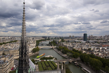 Fototapeta premium Panorama di Parigi - Francia