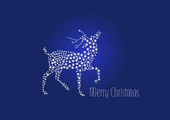 Weihnachtshirsch 1 Englisch