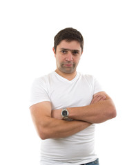 Handsome man isolated