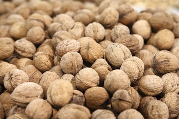 Nuts for sale in grocery