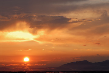 Obraz premium sunset on Mars