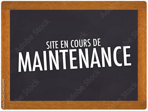 "site en cours de maintenance" photo libre de droits sur la banque d