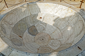 Astronomical instrument at Jantar Mantar observatory