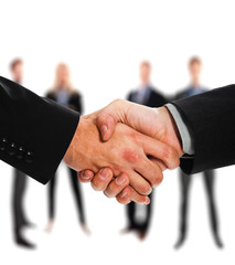 Businessmen handshake