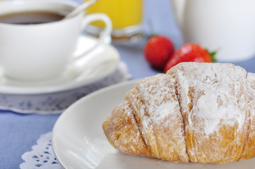 croissant closeup