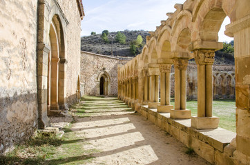 Monasterio de San Juan de Duero in Soria,Spain - obrazy, fototapety, plakaty
