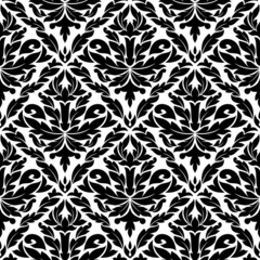 Seamless pattern in damask style