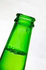 Green beer bottle