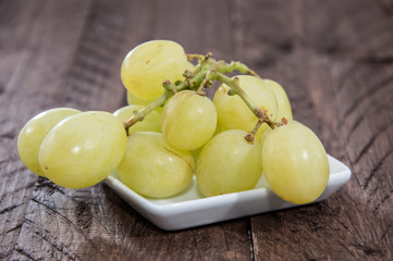 Heap of Grapes isolated on white