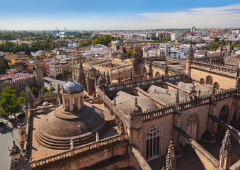 Cathedral La Giralda at Sevilla Spain
