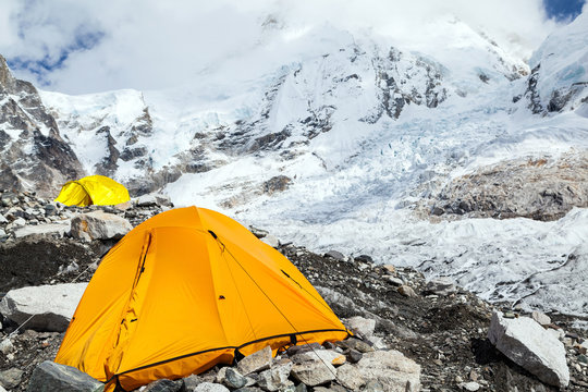 Everest Base Camp And Tent