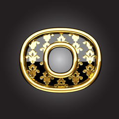 Vector golden figure