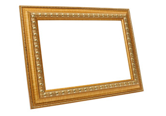 Fototapeta premium Gold vintage frame