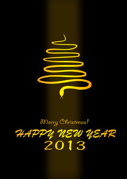 2013 happy new year. vector file