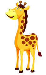 Obraz premium illustration of cartoon giraffe Vector