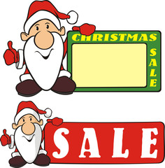 christmas sale - santa claus
