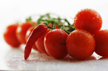 Tomaten mit Chili