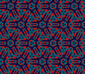 ethnic modern geometric seamless pattern ornament