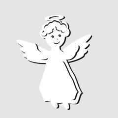 nice little white angel