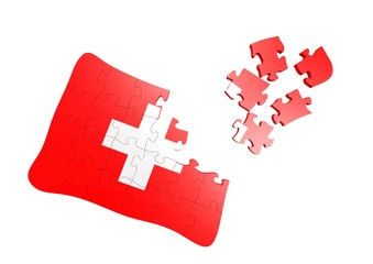 Swiss Flag Puzzle