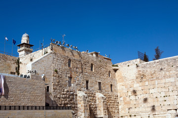 Fototapeta na wymiar Izrael, Jerozolima, Klagemauer,