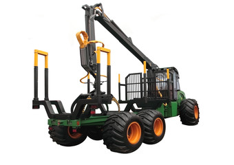 The truck for transportation of logs