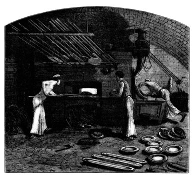 Bakery - Boulangerie - Beckerei - 19th century