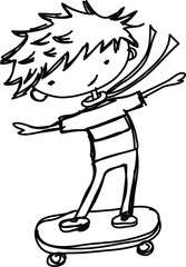 Мальчик светского человека карикатуры