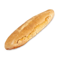 Bread on white background