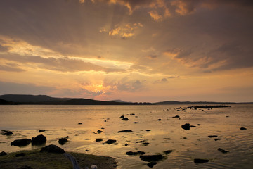 Sunrise over the Black Sea in Bulgaria