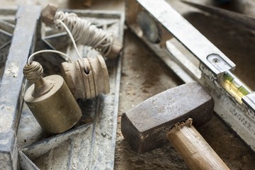 Construction masonry cement mortar tools