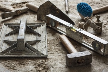 Construction masonry cement mortar tools