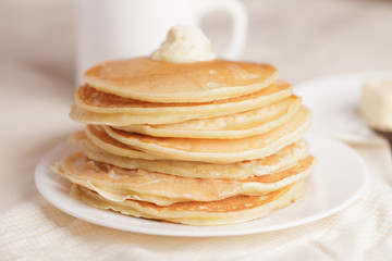 Fototapeta na wymiar pancakes