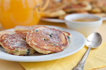 Delicious homemade cheese pancakes
