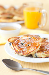 Delicious homemade cheese pancakes