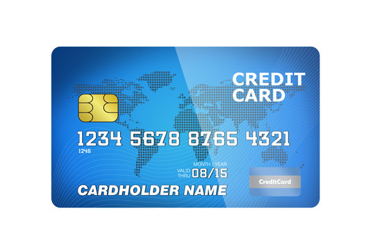 illustration of a plastic credit card