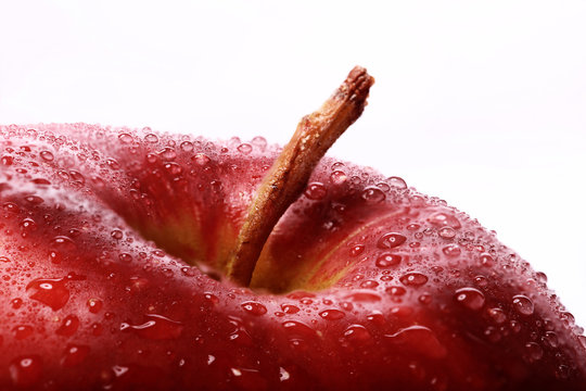 Red Apple isolated on white