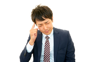 苦悩するビジネスマン