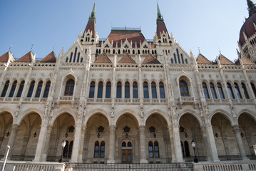 Naklejka na ściany i meble The Parliament of Budapest (Hungary)