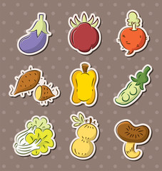 vegetables stickers