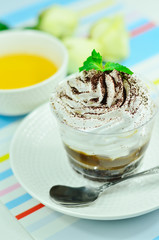 fancy cup cake set for wedding and coffee break time