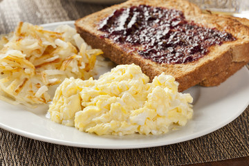 Homemade Wholesome American Breakfast