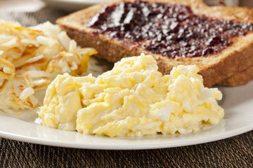 Homemade Wholesome American Breakfast